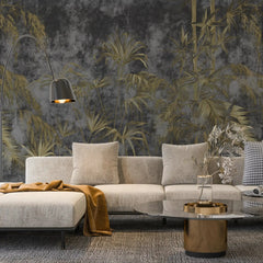 bathroom, bedroom, boho, contemporary, dining room, forest, gray, green, hallway, landscape, leaf, living room, nature, tropical, watercolor