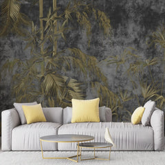 bathroom, bedroom, boho, contemporary, dining room, forest, gray, green, hallway, landscape, leaf, living room, nature, tropical, watercolor