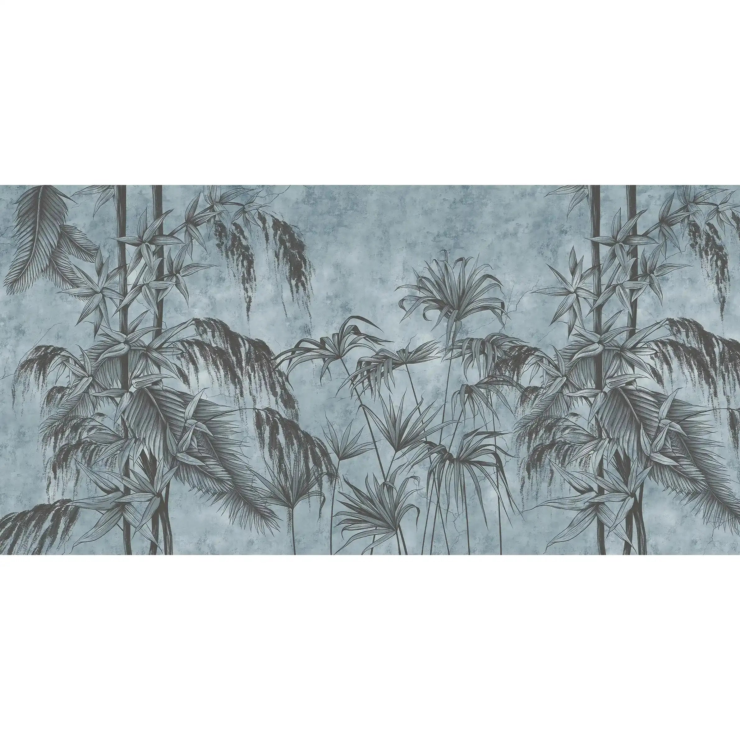 3001-C / Botanical Peel and Stick Wallpaper - Wild Floral, Tropical Leaf Wall Mural, Self Adhesive & Removable Design for Room, Shelf, Drawer Liner - Artevella