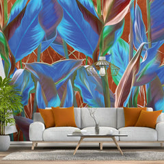 3007-B / Peel and Stick Wallpaper: Tropical Plant Design for Modern Home Decor, Easy to Install and Remove Wall Mural - Artevella