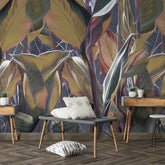 3007-C / Peel and Stick Wallpaper: Tropical Plant Design for Modern Home Decor, Easy to Install and Remove Wall Mural - Artevella