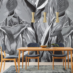 3007-E / Peel and Stick Wallpaper: Tropical Plant Design for Modern Home Decor, Easy to Install and Remove Wall Mural - Artevella