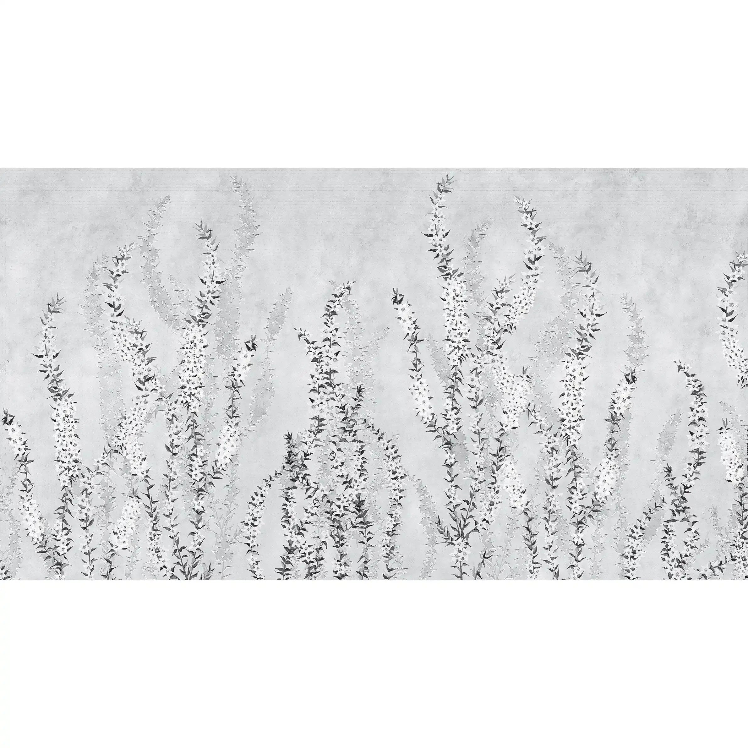3023-E / Modern Grey Paisley Wallpaper, Adhesive Peel and Stick, Temporary Wallpaper for Home Decor - Artevella