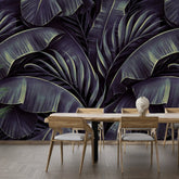 3026-B / Tropical Jungle Leaves Wallpaper, Peel and Stick Mural, Ideal for Bathroom, Bedroom, and Kitchen - Artevella