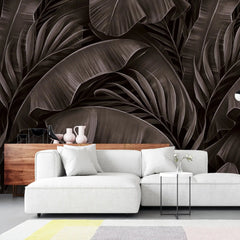 3026-D / Tropical Jungle Leaves Wallpaper, Peel and Stick Mural, Ideal for Bathroom, Bedroom, and Kitchen - Artevella