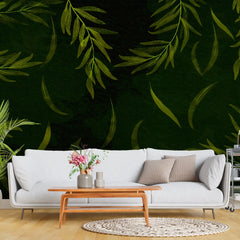 3032-C / Floral Peel and Stick Wallpaper: Modern Boho Decor with Watercolor Branches Design, Ideal for Temporary or Renters Wallpaper - Artevella