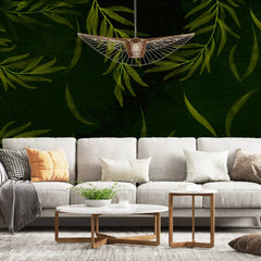 3032-C / Floral Peel and Stick Wallpaper: Modern Boho Decor with Watercolor Branches Design, Ideal for Temporary or Renters Wallpaper - Artevella