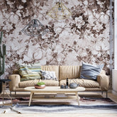 3043-D / Pink Floral Self-Adhesive Wallpaper: Easy Peel and Stick Wall Mural, Modern Room Decor, Bathroom, and Kitchen - Artevella