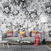 3043-E / Pink Floral Self-Adhesive Wallpaper: Easy Peel and Stick Wall Mural, Modern Room Decor, Bathroom, and Kitchen - Artevella