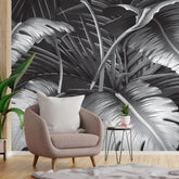 3050-E / Botanical Adhesive Wallpaper: Jungle Leaf Design, Easy Peel and Stick for Walls & Murals - Artevella