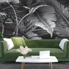 3050-E / Botanical Adhesive Wallpaper: Jungle Leaf Design, Easy Peel and Stick for Walls & Murals - Artevella