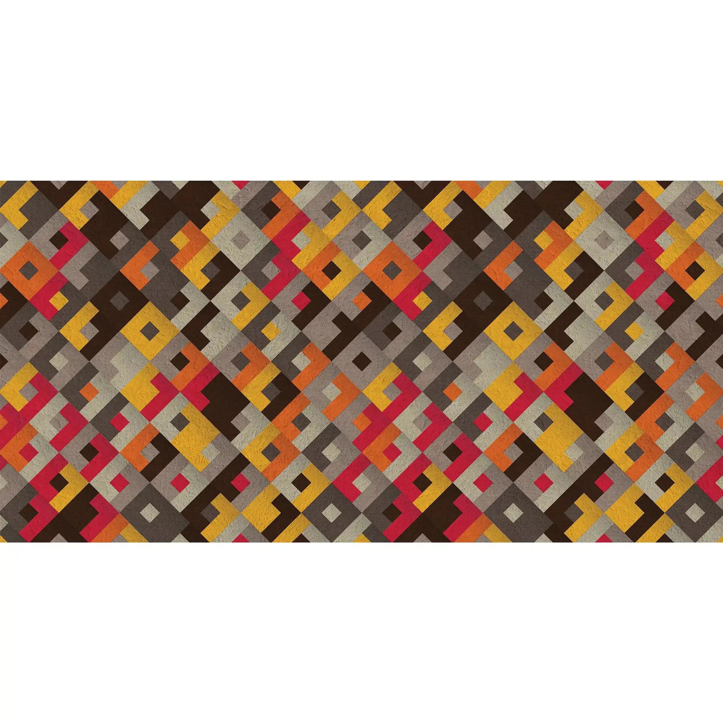 3064-A / Colorful Geometric Pattern Wallpaper - Peelable, Stickable, Ideal for Modern Wall Decor or Accent Wall - Artevella