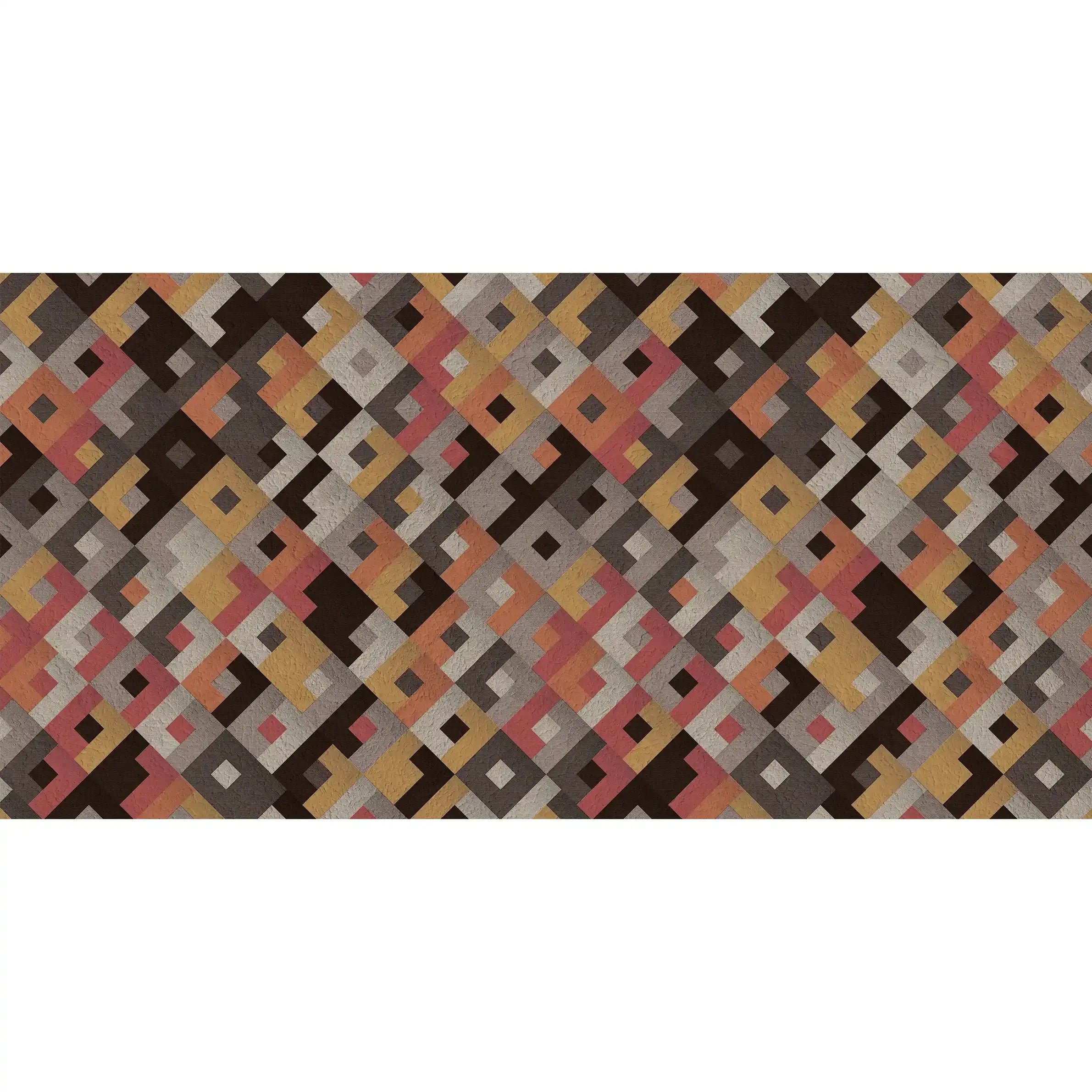 3064-B / Colorful Geometric Pattern Wallpaper - Peelable, Stickable, Ideal for Modern Wall Decor or Accent Wall - Artevella