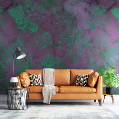3072-C / Vintage Floral Mural Peel and Stick Wallpaper - Green  Nature-Inspired Wall Decor for Modern Homes - Artevella