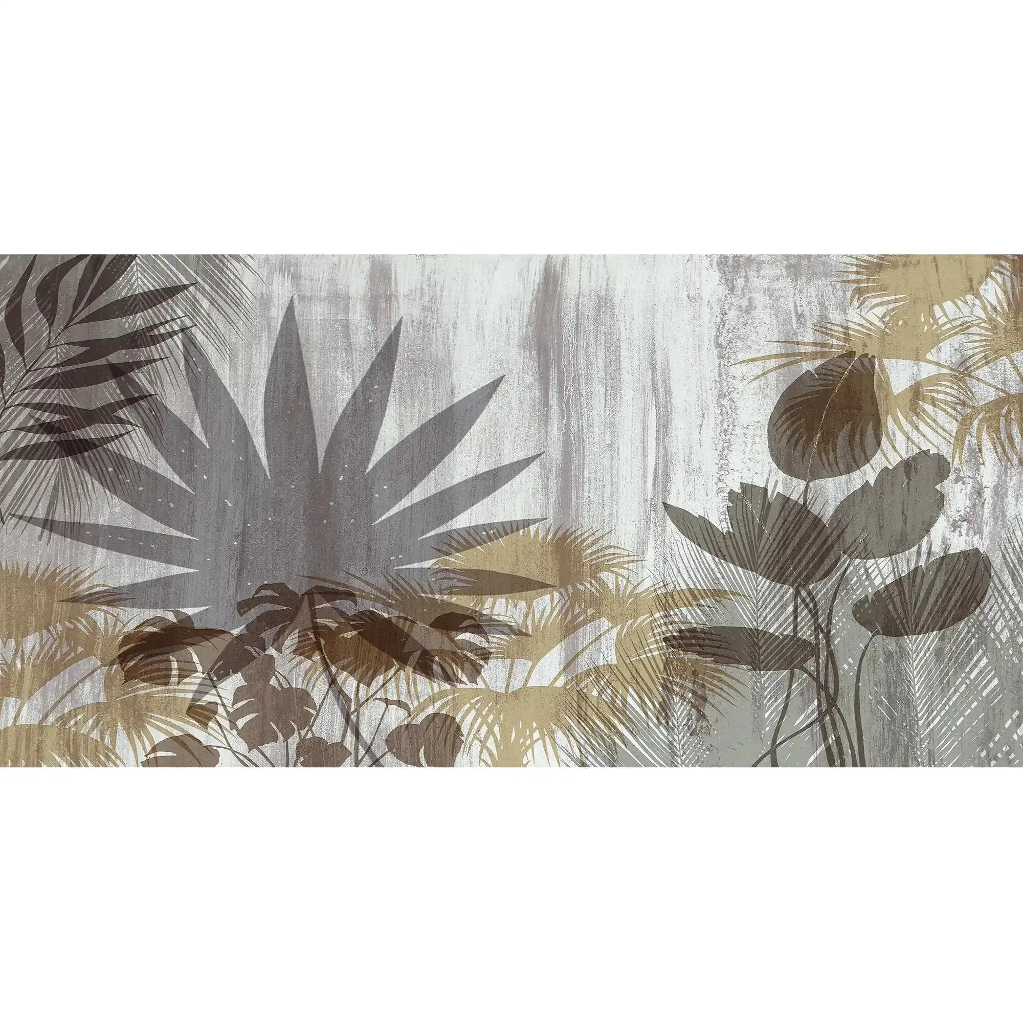 3077-B / Botanical Wall Mural: Peel and Stick Wallpaper with Wild Floral and Plant Motif - Artevella