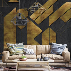 3078-A / Adhesive Boho Wallpaper Peel and Stick: Easy Install Geometric Pattern for Walls, Bedrooms, Kitchens - Modern, Temporary Room Decor - Artevella