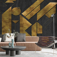 3078-A / Adhesive Boho Wallpaper Peel and Stick: Easy Install Geometric Pattern for Walls, Bedrooms, Kitchens - Modern, Temporary Room Decor - Artevella