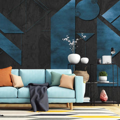 3078-D / Adhesive Boho Wallpaper Peel and Stick: Easy Install Geometric Pattern for Walls, Bedrooms, Kitchens - Modern, Temporary Room Decor - Artevella