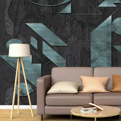 3078-F / Adhesive Boho Wallpaper Peel and Stick: Easy Install Geometric Pattern for Walls, Bedrooms, Kitchens - Modern, Temporary Room Decor - Artevella