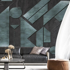 3078-F / Adhesive Boho Wallpaper Peel and Stick: Easy Install Geometric Pattern for Walls, Bedrooms, Kitchens - Modern, Temporary Room Decor - Artevella