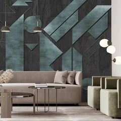 3078-F / Adhesive Boho Wallpaper Peel and Stick: Easy Install Geometric Pattern for Walls, Bedrooms, Kitchens - Modern, Temporary Room Decor - Artevella