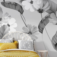 3080-E / Vibrant Boho Floral Wallpaper: Peel and Stick for Easy Application - Self Adhesive, Temporary Wall Mural for DIY Decor - Artevella