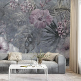 3081-A / Vibrant Floral Peelable Stickable Wallpaper - Transform Your Living Room with Easy Install Art Deco Design - Artevella