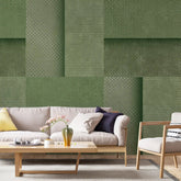 3082-C / Peel and Stick Wallpaper: Blue Tile Square Pattern, Easy Install, Adhesive Wall Decor for Bathroom, Kitchen, and Living Room - Artevella