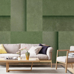 3082-C / Peel and Stick Wallpaper: Blue Tile Square Pattern, Easy Install, Adhesive Wall Decor for Bathroom, Kitchen, and Living Room - Artevella