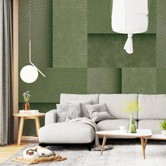 3082-C / Peel and Stick Wallpaper: Blue Tile Square Pattern, Easy Install, Adhesive Wall Decor for Bathroom, Kitchen, and Living Room - Artevella