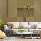 3082-D / Peel and Stick Wallpaper: Blue Tile Square Pattern, Easy Install, Adhesive Wall Decor for Bathroom, Kitchen, and Living Room - Artevella