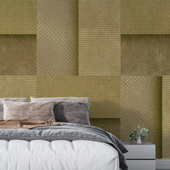 3082-D / Peel and Stick Wallpaper: Blue Tile Square Pattern, Easy Install, Adhesive Wall Decor for Bathroom, Kitchen, and Living Room - Artevella