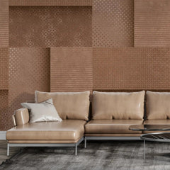 3082-E / Peel and Stick Wallpaper: Blue Tile Square Pattern, Easy Install, Adhesive Wall Decor for Bathroom, Kitchen, and Living Room - Artevella