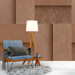 3082-E / Peel and Stick Wallpaper: Blue Tile Square Pattern, Easy Install, Adhesive Wall Decor for Bathroom, Kitchen, and Living Room - Artevella