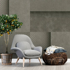 3082-F / Peel and Stick Wallpaper: Blue Tile Square Pattern, Easy Install, Adhesive Wall Decor for Bathroom, Kitchen, and Living Room - Artevella