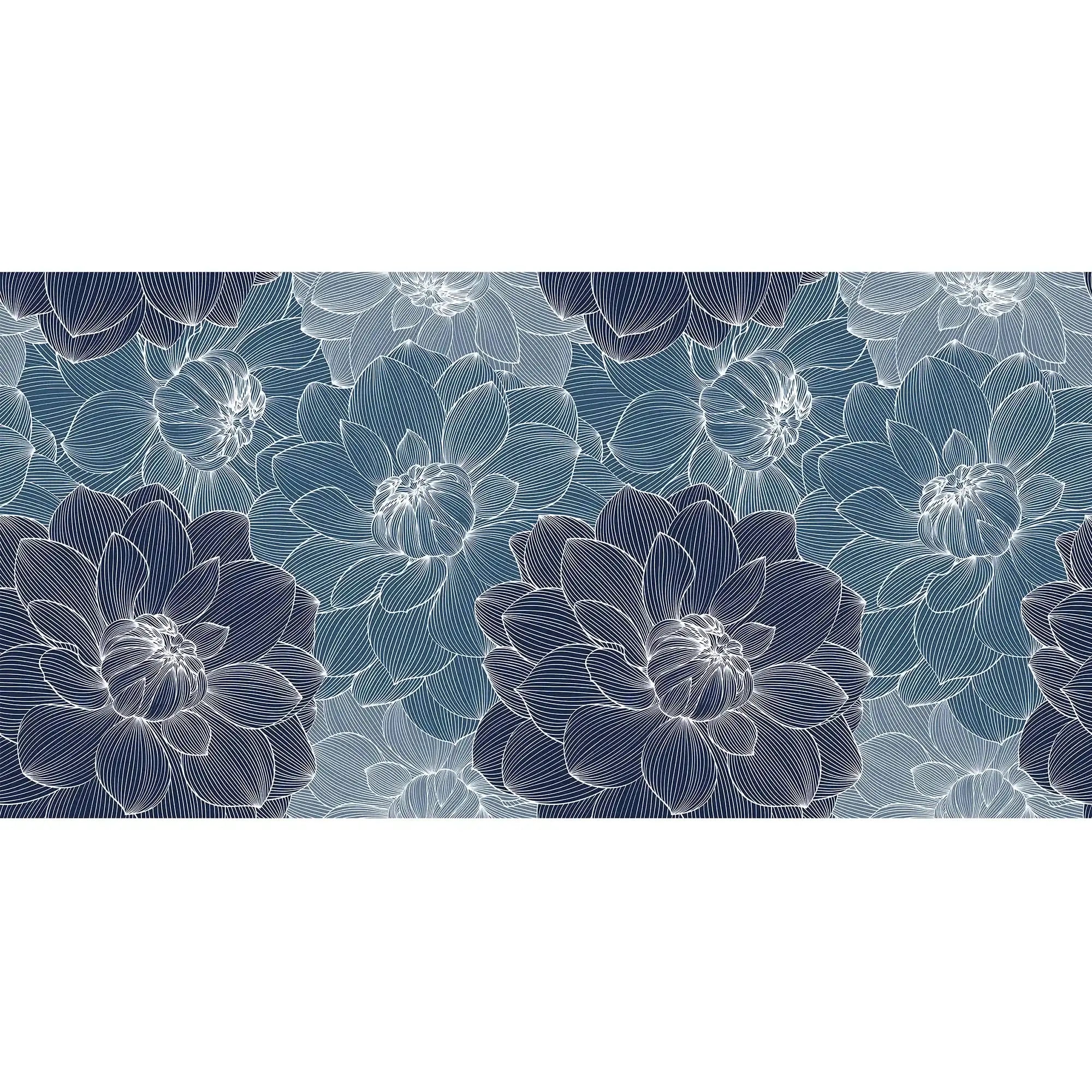 3090-B / Trendy Geometric Floral Self-Adhesive Wallpaper: Transform Your Walls with Easy Install - Artevella