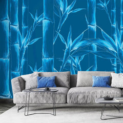 3098-D / Peel and Stick Wallpaper: Modern Bamboo Pattern, Easy Install for Kitchen and Bathroom, Removable Wallpaper - Artevella