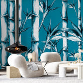 3098-E / Peel and Stick Wallpaper: Modern Bamboo Pattern, Easy Install for Kitchen and Bathroom, Removable Wallpaper - Artevella