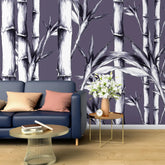 3098-F / Peel and Stick Wallpaper: Modern Bamboo Pattern, Easy Install for Kitchen and Bathroom, Removable Wallpaper - Artevella