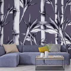 3098-F / Peel and Stick Wallpaper: Modern Bamboo Pattern, Easy Install for Kitchen and Bathroom, Removable Wallpaper - Artevella