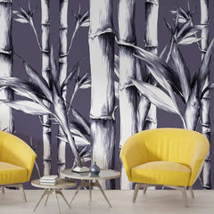 3098-F / Peel and Stick Wallpaper: Modern Bamboo Pattern, Easy Install for Kitchen and Bathroom, Removable Wallpaper - Artevella