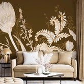 3113-F / Wild Floral Abstract Wallpaper: Peel and Stick Design for Modern Wall Decor in Any Room - Artevella