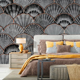 3114-C / Wild Floral Abstract Wallpaper: Peel and Stick Design for Modern Wall Decor in Any Room - Artevella