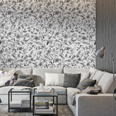 3124-F / Modern Peel and Stick Wallpaper: Vibrant Floral & Paisley, Self-Adhesive Wall Decor for Kitchen, Bathroom, Living Room - Artevella