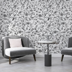 3124-F / Modern Peel and Stick Wallpaper: Vibrant Floral & Paisley, Self-Adhesive Wall Decor for Kitchen, Bathroom, Living Room - Artevella