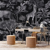 3139-F / Wildlife Inspired Self-Adhesive Wallpaper - Exotic Jungle Design - Modern Decor for Any Room - Artevella