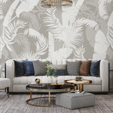 3150 / Leaf Wallpaper: Stickable Boho Jungle Decor, Modern Palm Design, Peel and Stick for Bedroom, Bathroom, Kitchen - Artevella