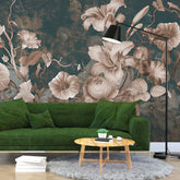 3189 / Decorative Floral Wallpaper - Peel and Stick - Vintage Design for Bedroom & Living Room - Modern Wall Art - Self Adhesive Mural - Artevella