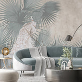 3193 / Adhesive Wallpaper with Botanical Peacock Design - Refresh Your Space with Our Nature-Inspired Decor - Artevella