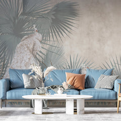 3193 / Adhesive Wallpaper with Botanical Peacock Design - Refresh Your Space with Our Nature-Inspired Decor - Artevella